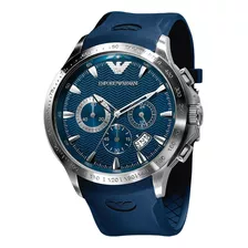 Reloj Emporio Armani Ar0649 Azul Genuino Para Caballero