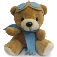 Mini Urso Aviador Baby De Pelúcia - Lembrancinha 35 Peças