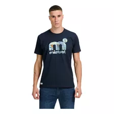 Remera Estampada Logo Algodón Moda Hombre Mistral 10132-5