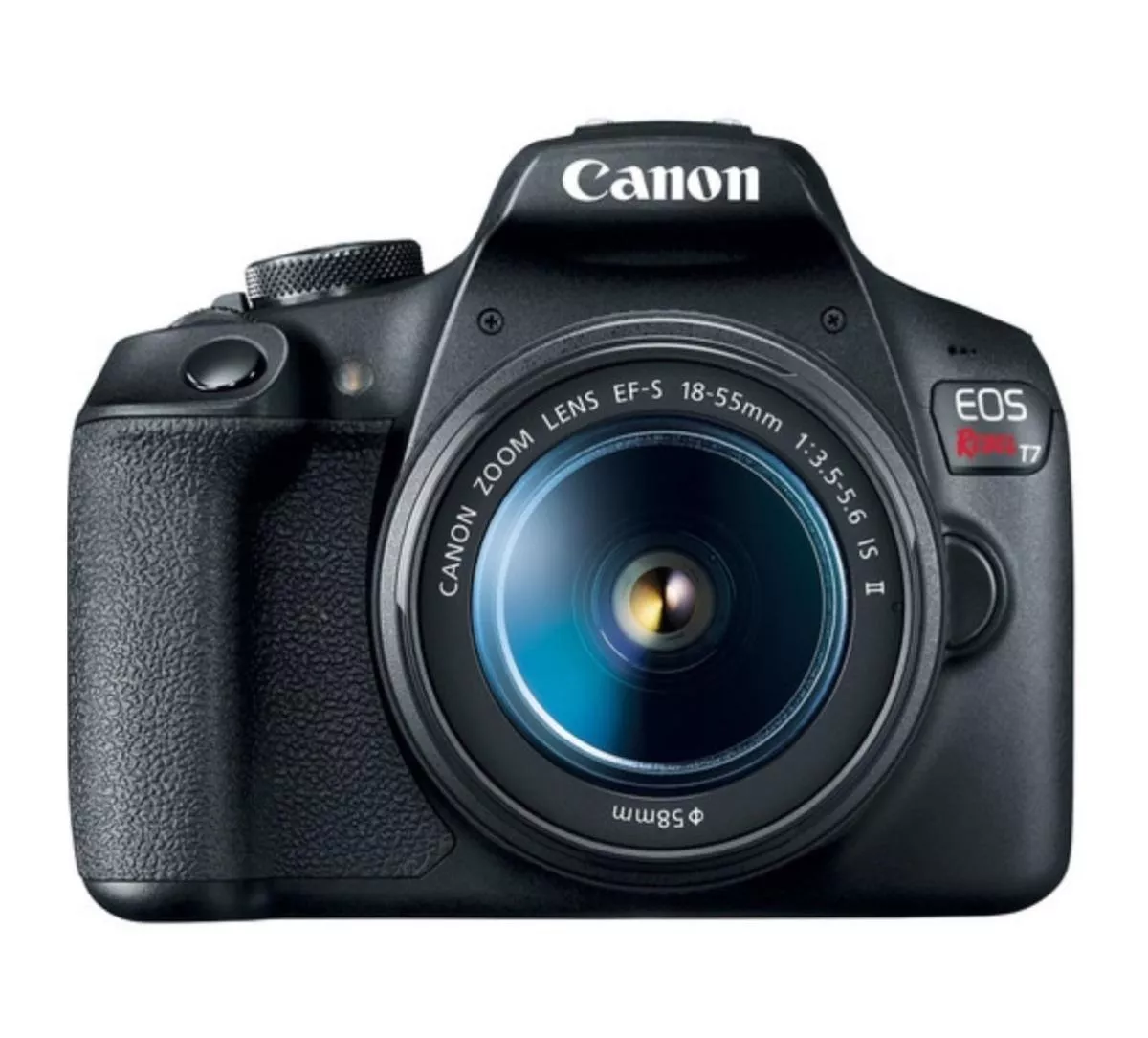  Canon Eos Rebel Kit T7 + Lente 18-55mm Is Ii Dslr Cor  Preto