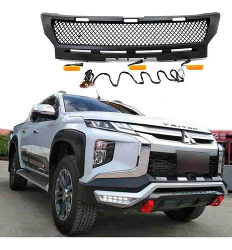 Parrilla Mitsubishi L200 Triton 2020-2020 Luz Led Off Road Foto 3