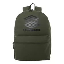 Mochila Umbro Triple Diamond Masculina Cor Verde-musgo Desenho Do Tecido Liso