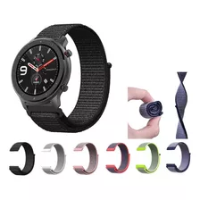 Pulseira De Nylon 22 Mm Compatível Amazfit Gtr 2 Gtr2e Gtr 3