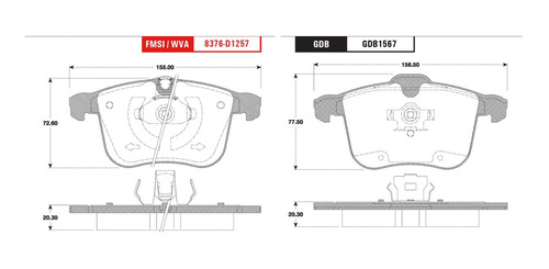 Kit Balatas D/t Lc Trw Saab 9-3 2.8 2010 R314mm Foto 2