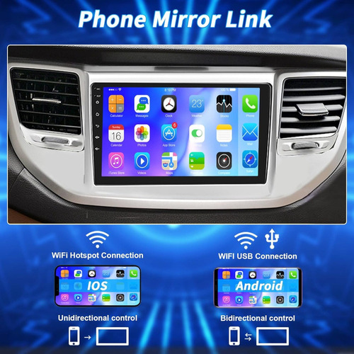 Estreo De Coche Hyundai Tucson Radio Android 10 2015-2017 Foto 6