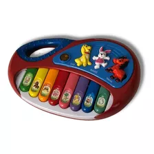 Teclado/piano Infantil Bichinhos Rainbow - Marca Wellmix