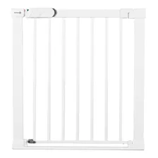 Puerta De Seguridad Para Bebe Safety 1st Flat Step Color Blanco