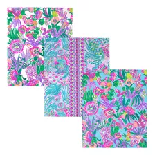 Lilly Pulitzer Juego De 3 Carpetas De Bolsillo, Coloridos Or