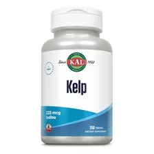 Kal | Kelp Iodine/ Yodo De Algas Marinas I 250 Tablets I Usa