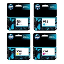 Combo Cartuchos Hp 954 Original X 4u 7740 Pro 8210 8710 8720