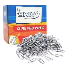 Clips De Papel Galvanizado Nº 4.0 Brw Caixa Com 50un