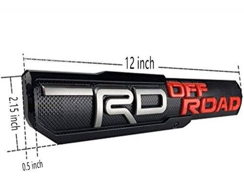 Emblema De Trd Off Road Para Toyota Tacoma, 2 Piezas Foto 3