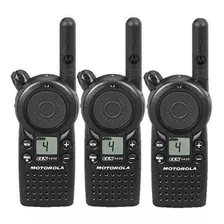 3 Walkie Talkies Motorola Cls1410 De Dos Canales -negro