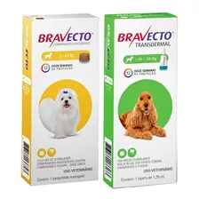 Bravecto Combo ( 1 ) 2 A 4,5 Kg (1 ) 10 A 20 Kg
