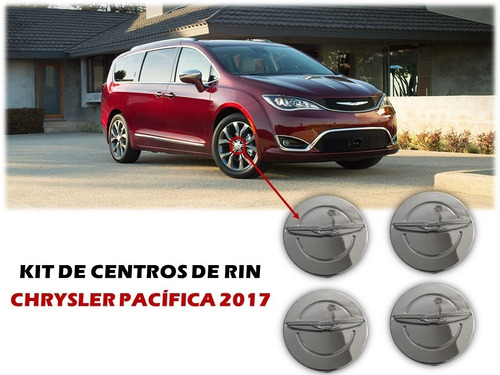 Kit De 4  Centros De Rin Chrysler Pacfica 2017 Foto 2