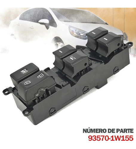 Foto de Control Maestro Vidrios Para Kia Rio Pride 2012-2015