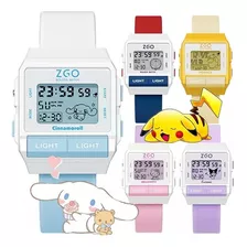 Reloj Inteligente Sanrio Pokémon Kuromi Cinnamoroll Con Alar