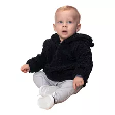 Casaco Bebê Infantil Inverno Polar Com Capuz Teddy Fofinho