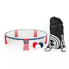 Spikeball Kit Estandar De 3 Bolas Rojas, Blancas Y Azules