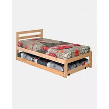 Combo Cama Nido + 2 Colchón Espuma 1,5 Plazas Incal