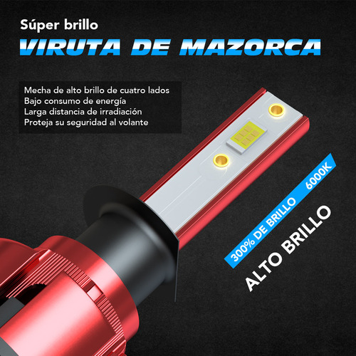 Para Hyundai Sonata 2006-2008 Led Kits De Bombillas De Faros Foto 6