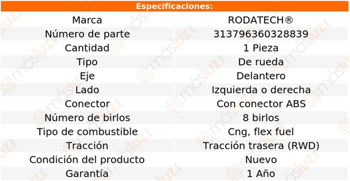 (1) Maza De Rueda Del Savana 3500 V8 6.0l 03/20 Rodatech Foto 7