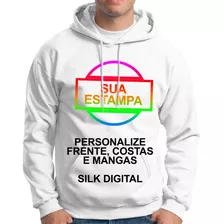 Kit 5 Moletom Personalizado Sua Estampa Ideia Logo Empresa