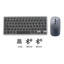 Kit De Teclado E Mouse Usb Sem Fio Bluetooth 5.0