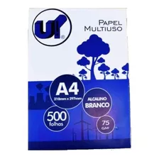 Papel Sulfite A4 Up ! 500 Folhas Multiuso Cor Branco