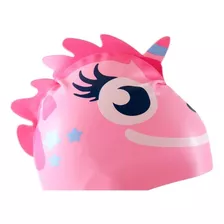 Gorra De Natación De Silicón. Forma Unicornio RosaNiños