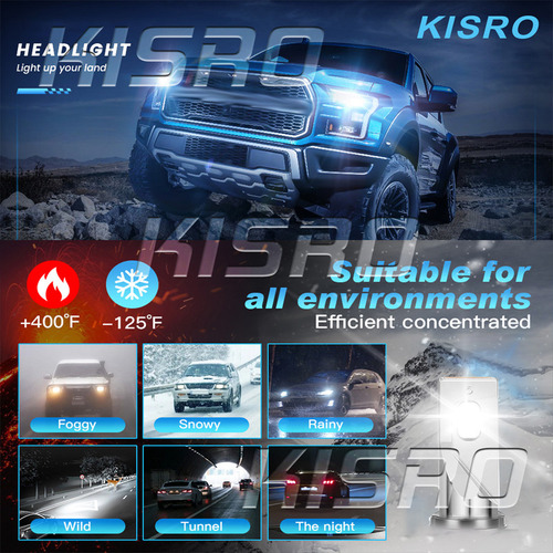 Para Nissan Versa 2020-2023 Kit De Focos Led H11 H9 40000lm Foto 7