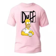 Camisa Camiseta Masculina Simpsons Duff Beer Malha Premium