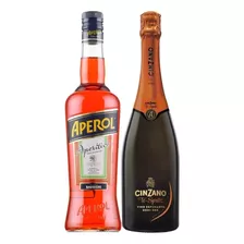 Aperitivo Aperol + Espumante Cinzano Pro Spritz 750ml Combo