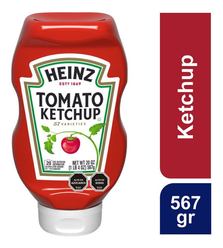 Ketchup Heinz Squeeze 567 G