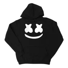 Sudadera Color Negro Marshmello