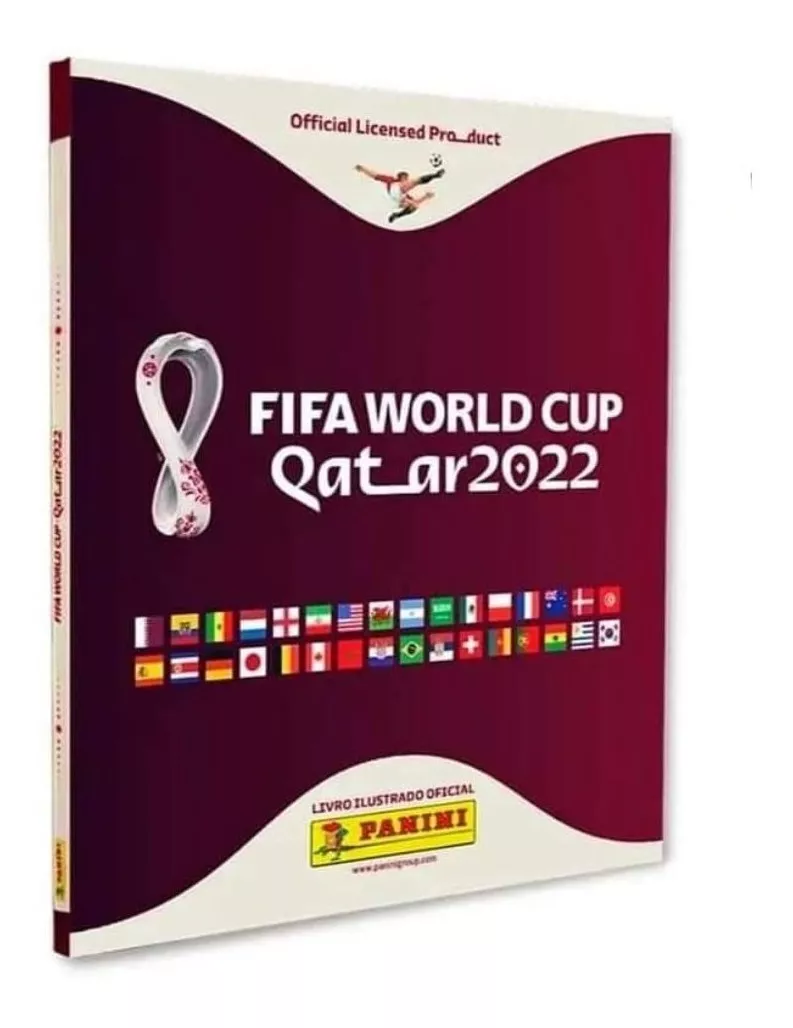 Album Pasta Dura Original Mundial Futbol Qatar 2022 Panini
