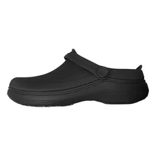 Zapato Zueco De Goma Anti Deslizante Negro - Mundo Trabajo