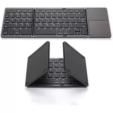 Teclado Bluetooth Plegable Recargable Tablet Laptop Celular
