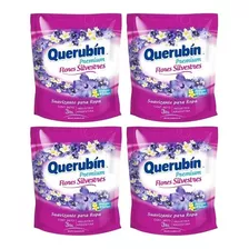 Suavizante Querubin Flores Silv Doy Pack 3 L X 4 U Lescuadre