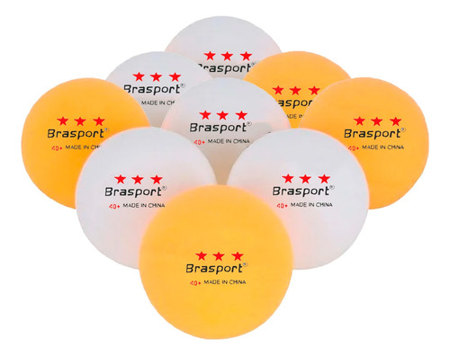 Brasport Jogo com 9 Bolinhas 3 Estrelas