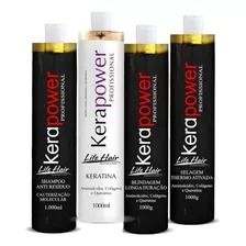 Kit De Cauterização Kera Power Life Hair Profissional 4l