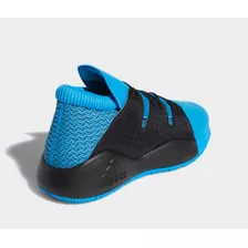 Tenis adidas Basquet Pro Visión Azul C/ Negro, Originales