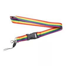 Comunidad Lgbtt Rainbow Arcoiris Lanyard Porta Gafete Correa