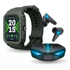 Smartwatch Binden Xtream Reloj Inteligente Alexa Integrada Batería Hasta 7 Días + Audífonos Gamer Dark Manta