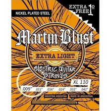 Encordado Electrica Martin Blust X/ligth 009 - 042 Xl110