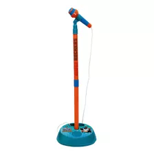 Brinquedo Microfone Power Rockers Com Pedestal Da Fun F00054