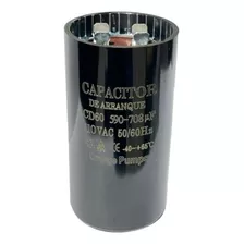 Capacitor De Arranque 590-708 Mfd Uf 110v Motor Eléctrico Fq