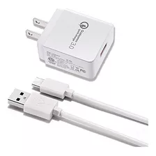 Cargador De Pared Tpltech Quick Charge 3.0 Carga Rapida Par