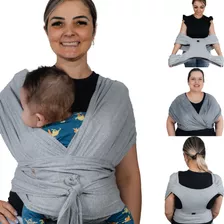 Wrap Sling De Vestir Bebe Carregador Canguru Tam G - 44 