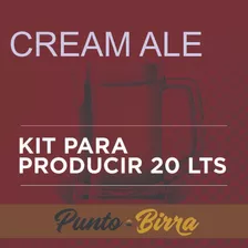 Kit Insumos Cream Ale Premium 20l Art. Punto Birra